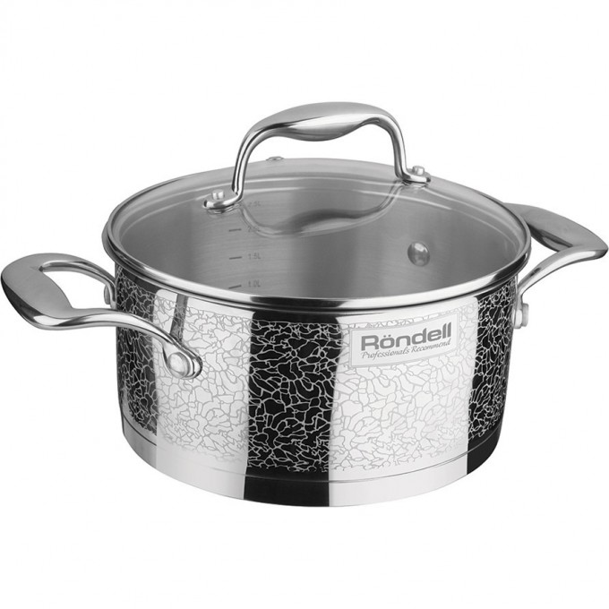 Кастрюля с крышкой RONDELL VINTAGE 18 см, 2 л RDS-342 Кастрюля с крышкой RONDELL VINTAGE 18 см, 2 л RDS-342